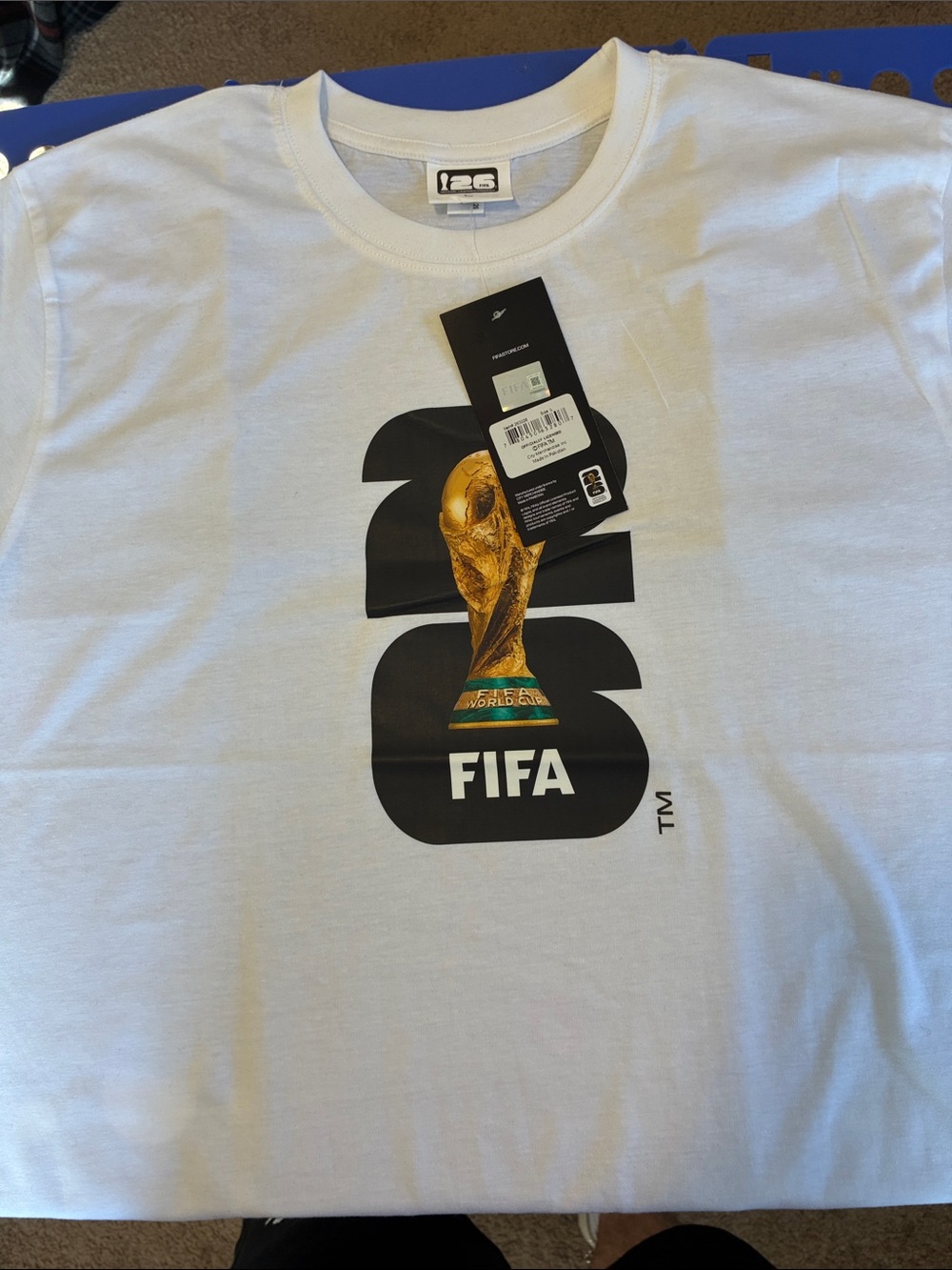 FIFA Men's White Short Sleeve Graphic Tee